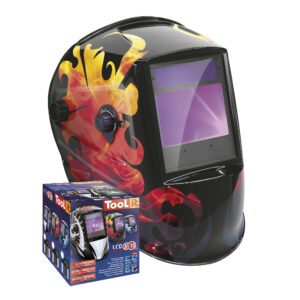 Baileigh BWH-LCD-FIRE Welding Helmet