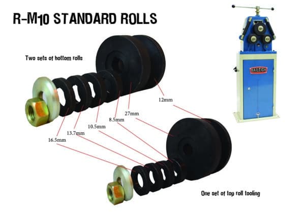 Baileigh R-M10 Manual Roll Bender