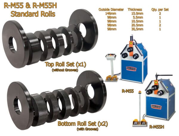 Baileigh R-M55H Manual Roll Bender - Image 3
